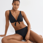 Triumph Summer Twist W bikini top med bøjle, sort - 10222235 - 0240 - Black