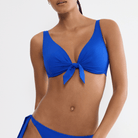 Triumph Summer Twist W bikini top med bøjle, blå - 10222235 - 7446 - Racing Blue
