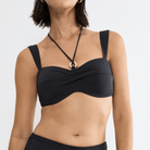 Triumph Summer Twist DP bikini top uden bøjle, sort - 10222253 - 0240 - Black