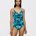 Triumph Summer Fleur badedragt uden bøjle, multi - 10222302 - M025 - Turquoise-Dark Combination