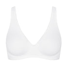 Sloggi Basic+ BH uden bøjle, hvid - 10222327 - 0003 - White