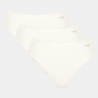 Sloggi Go Daily Cotton 3-Pack tai trusse, hvid - 10222331 - 00GZ - Silk White