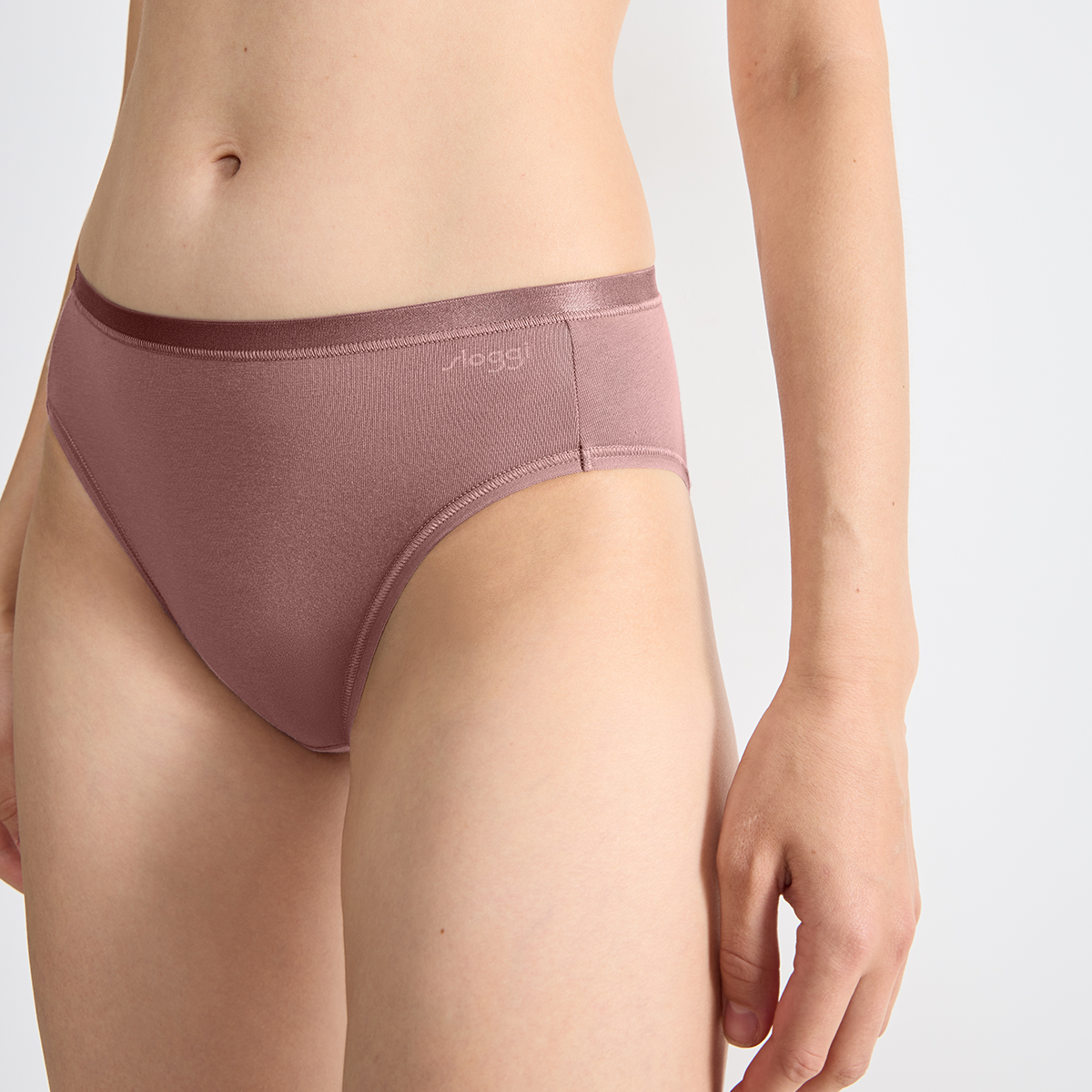 Sloggi Go Daily Cotton 3-Pack tai trusse, rosa - 10222331 - 1141 - Cacao