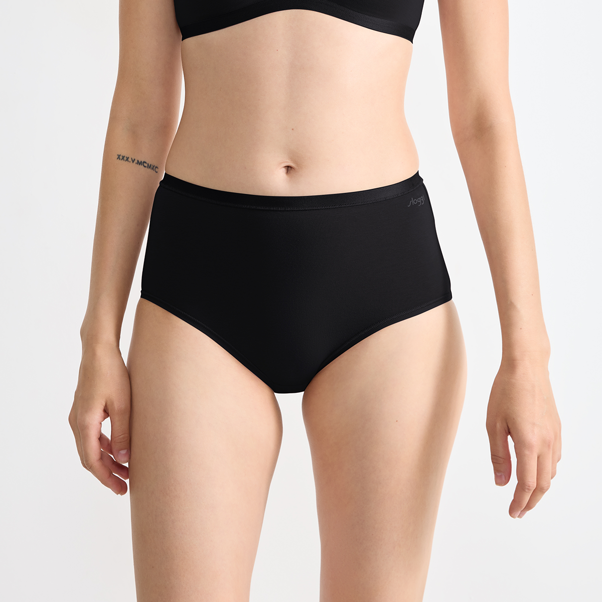 Sloggi Go Daily Cotton 3-Pack maxi trusse, sort - 10222332 - 0004 - Black