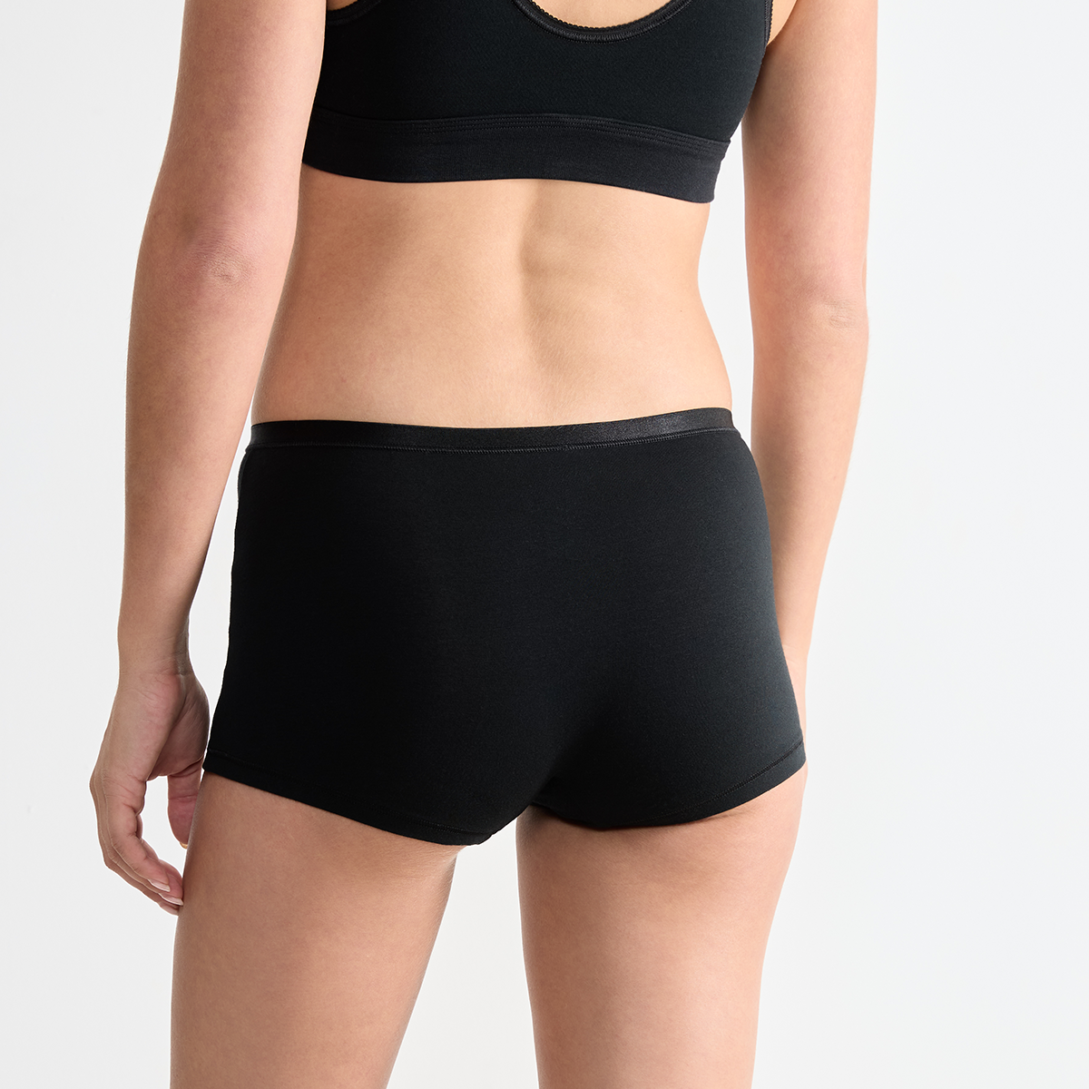 Sloggi Go Daily Cotton 3-pak shorts, sort - 10222337 - 0004 - Black