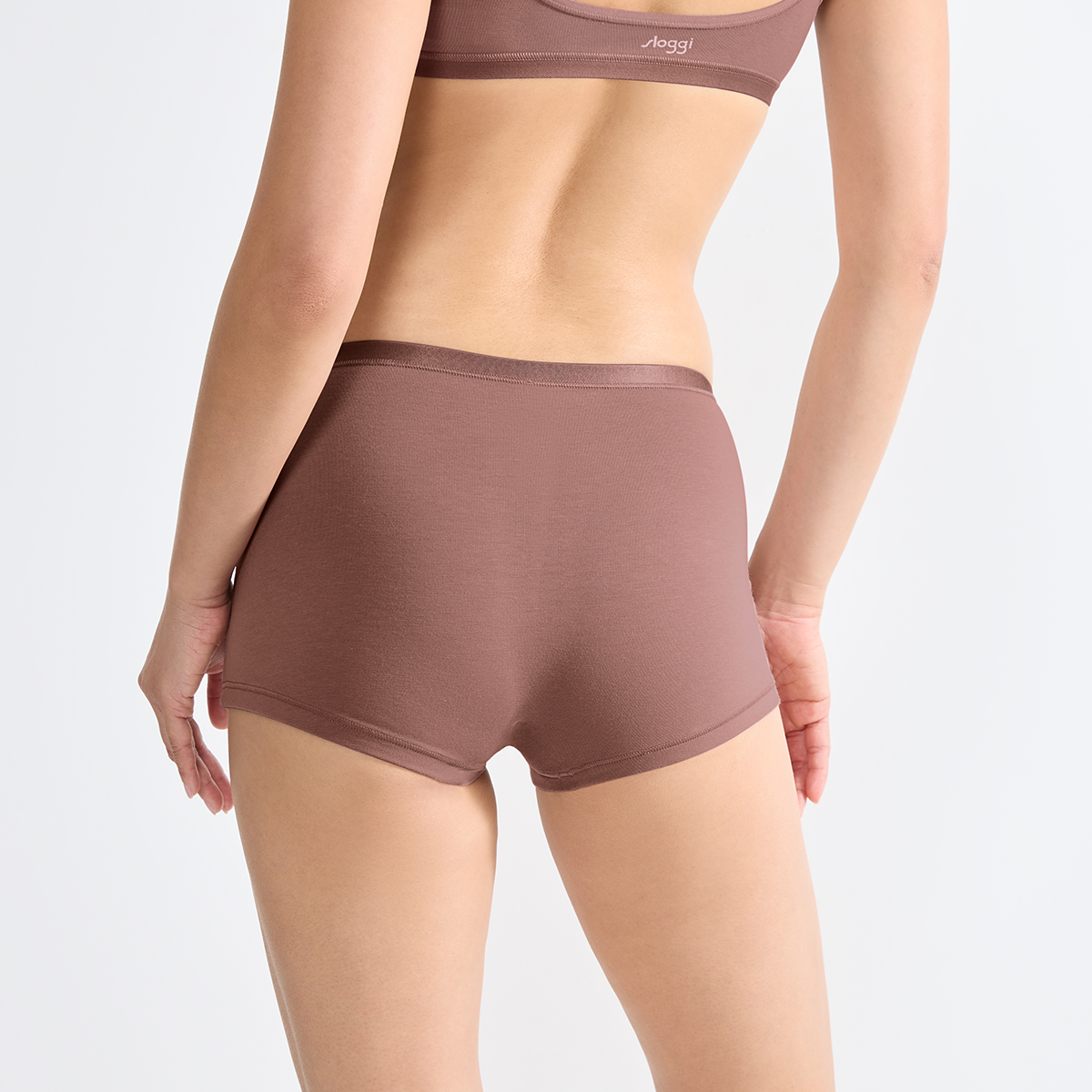 Sloggi Go Daily Cotton 3-pak shorts, rosa - 10222337 - 1141 - Cacao