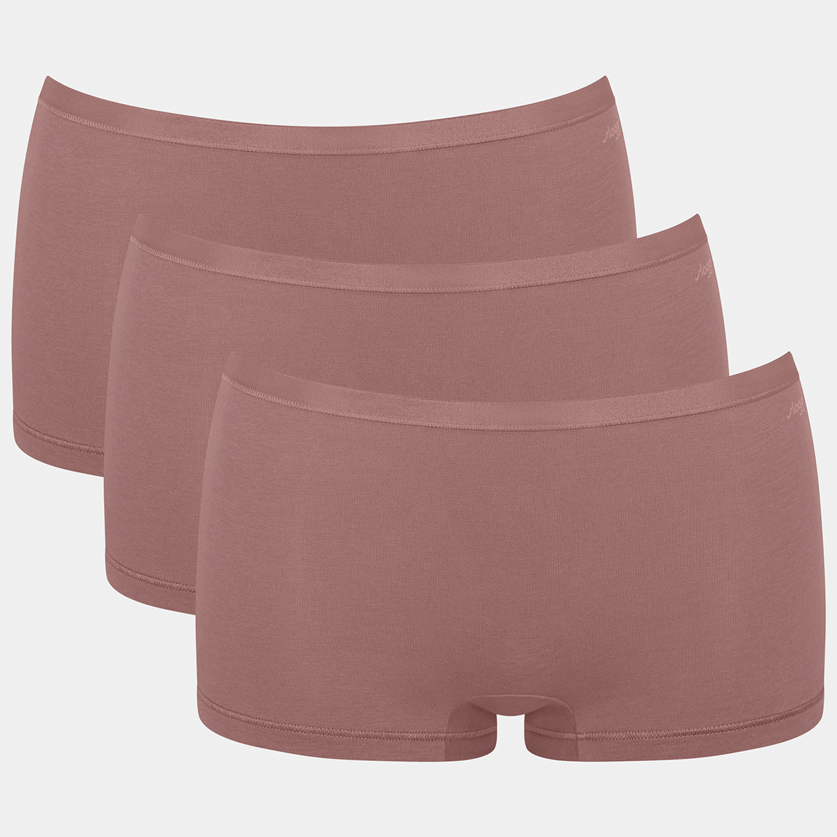 Sloggi Go Daily Cotton 3-pak shorts, rosa - 10222337 - 1141 - Cacao