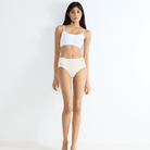 Sloggi Go Daily midi trusse, hvid - 10222345 - 00GZ - Silk White