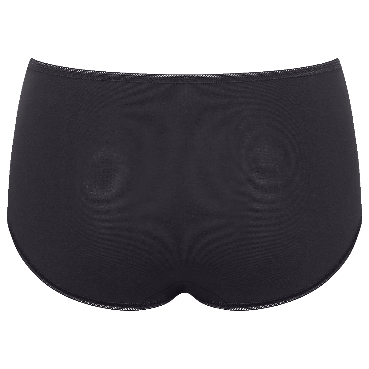 Sloggi Pure Comfort 2-Pack midi trusse, sort - 10222357 - 0004 - Black