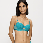 Triumph Crazy Stupid Love WHP BH med bøjle, blå - 10222359 - 1605 - Ocean Blue