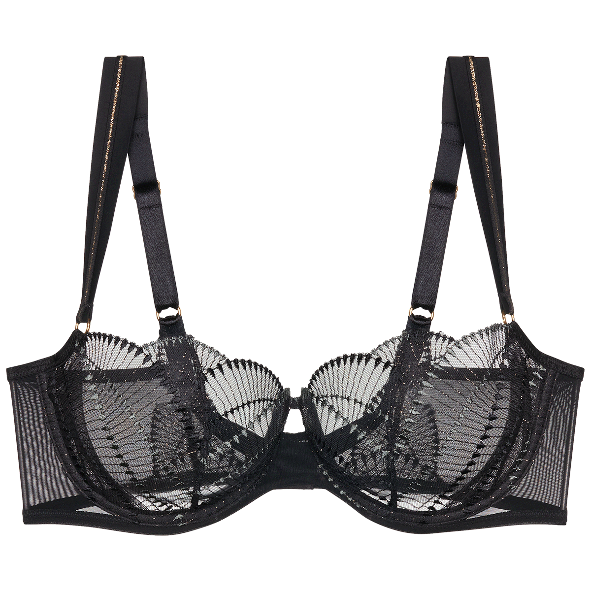 Triumph Palina Sea Full of Stars BH med bøjle, sort - 10222536 - 0004 - Black