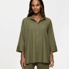 Triumph Summer Wear Boyfriend skjorte, grøn - 10222569 - 00MM - Sage Green