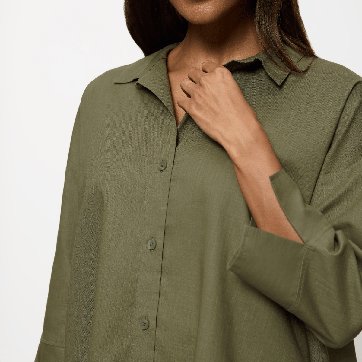Triumph Summer Wear Boyfriend skjorte, grøn - 10222569 - 00MM - Sage Green