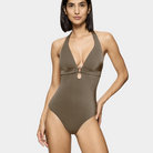 Triumph Midnight badedragt uden bøjle, grøn - 10222604 - 3462 - Havanna