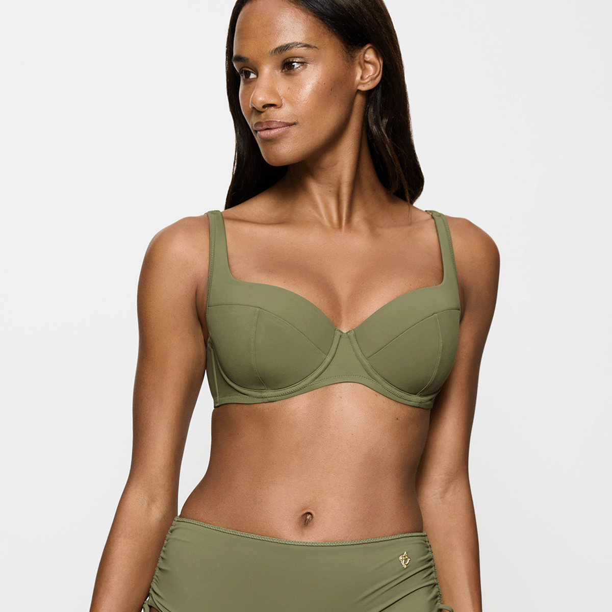Triumph Summer Twist WP bikini top med bøjle, grøn - 10222675 - 00MM - Sage Green