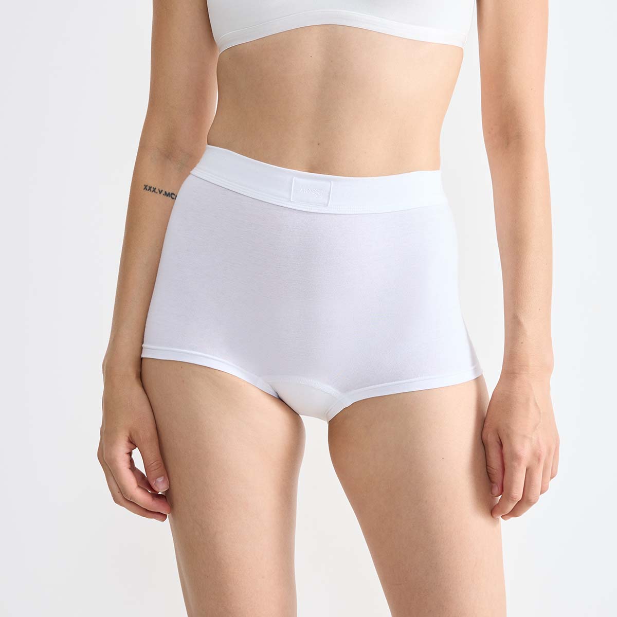 Sloggi Double Comfort Short maxi trusse, hvid - 10222782 - 0003 - Hvid