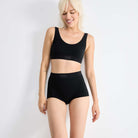 Sloggi Double Comfort Short maxi trusse, sort - 10222782 - 0004 - Black