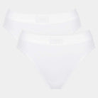 Sloggi Double Comfort 2-Pack tai trusse, hvid - 10222795 - 0003 - White