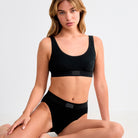Sloggi Double Comfort tai trusse, sort - 10222804 - 0004 - Black