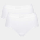 Sloggi Double Comfort 2-Pack maxi trusse, hvid - 10222796 - 0003 - White