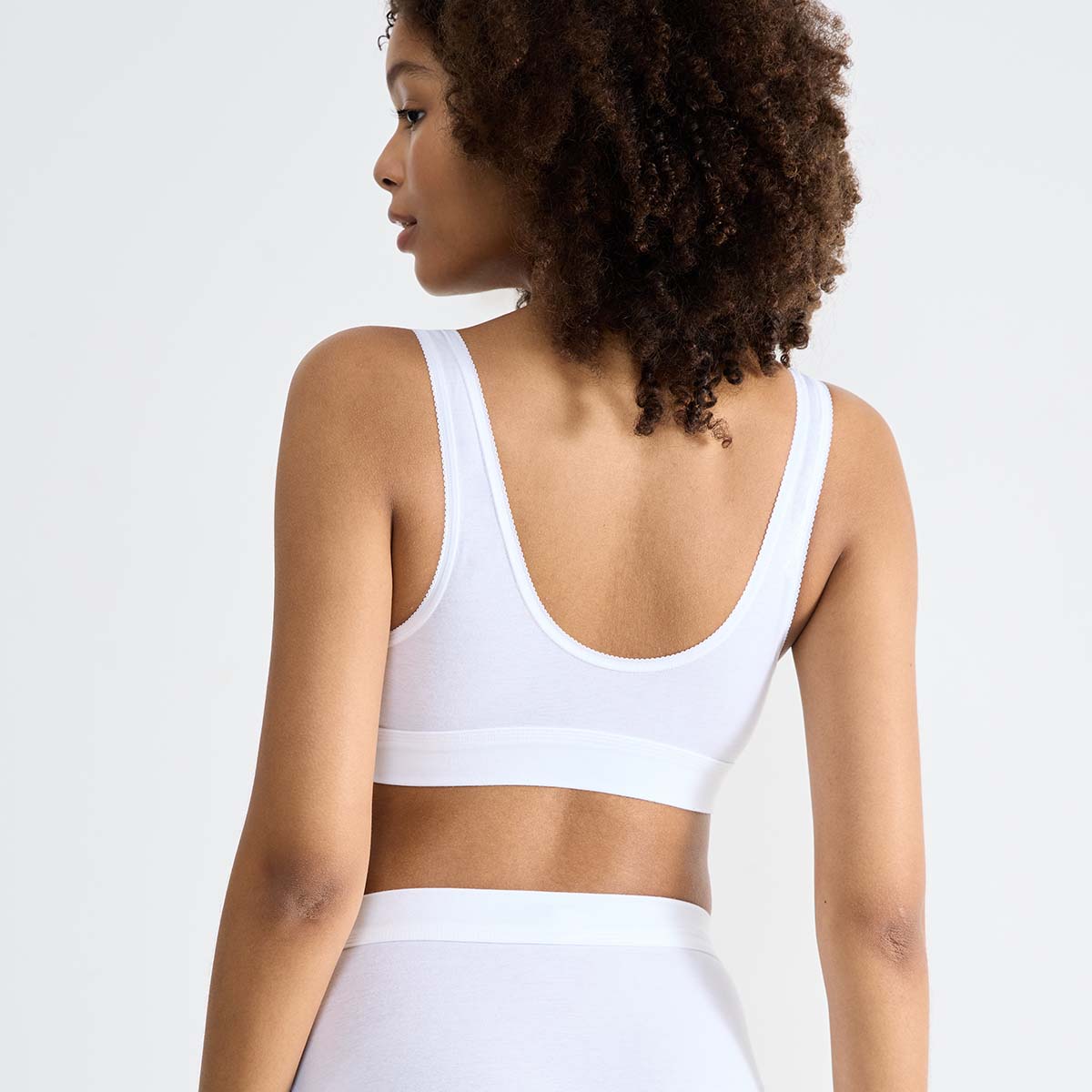 Sloggi Double Comfort H BH top, hvid - 10146350 - 0003 - White