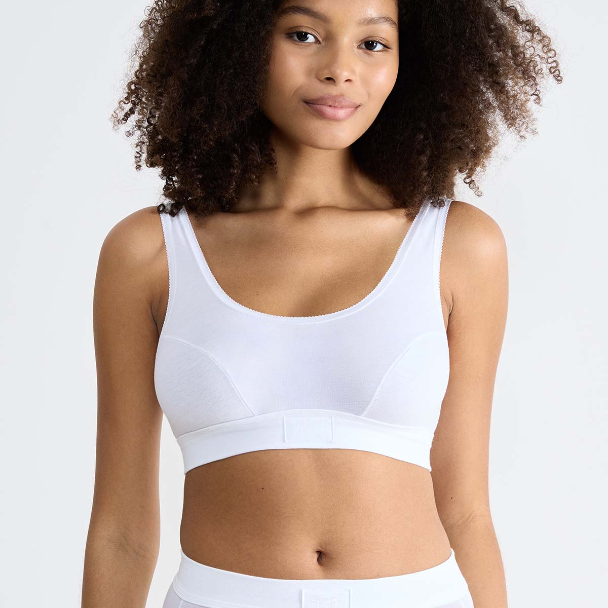 Sloggi Double Comfort H BH top, hvid - 10146350 - 0003 - White