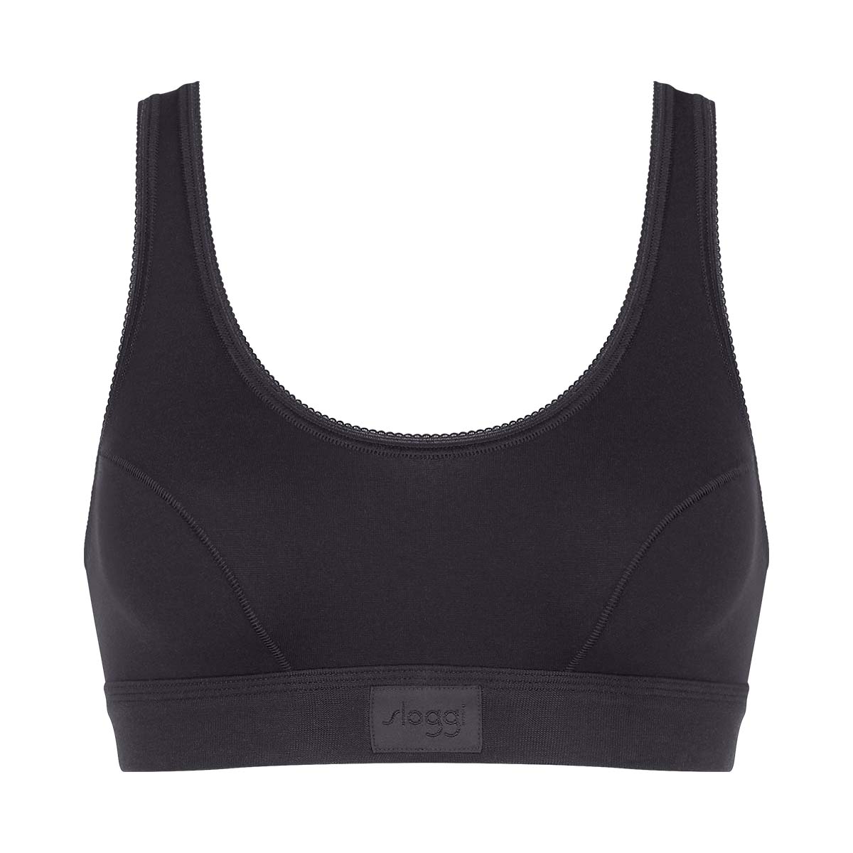 Sloggi Double Comfort BH top, sort - 10222797 - 0004 - Black