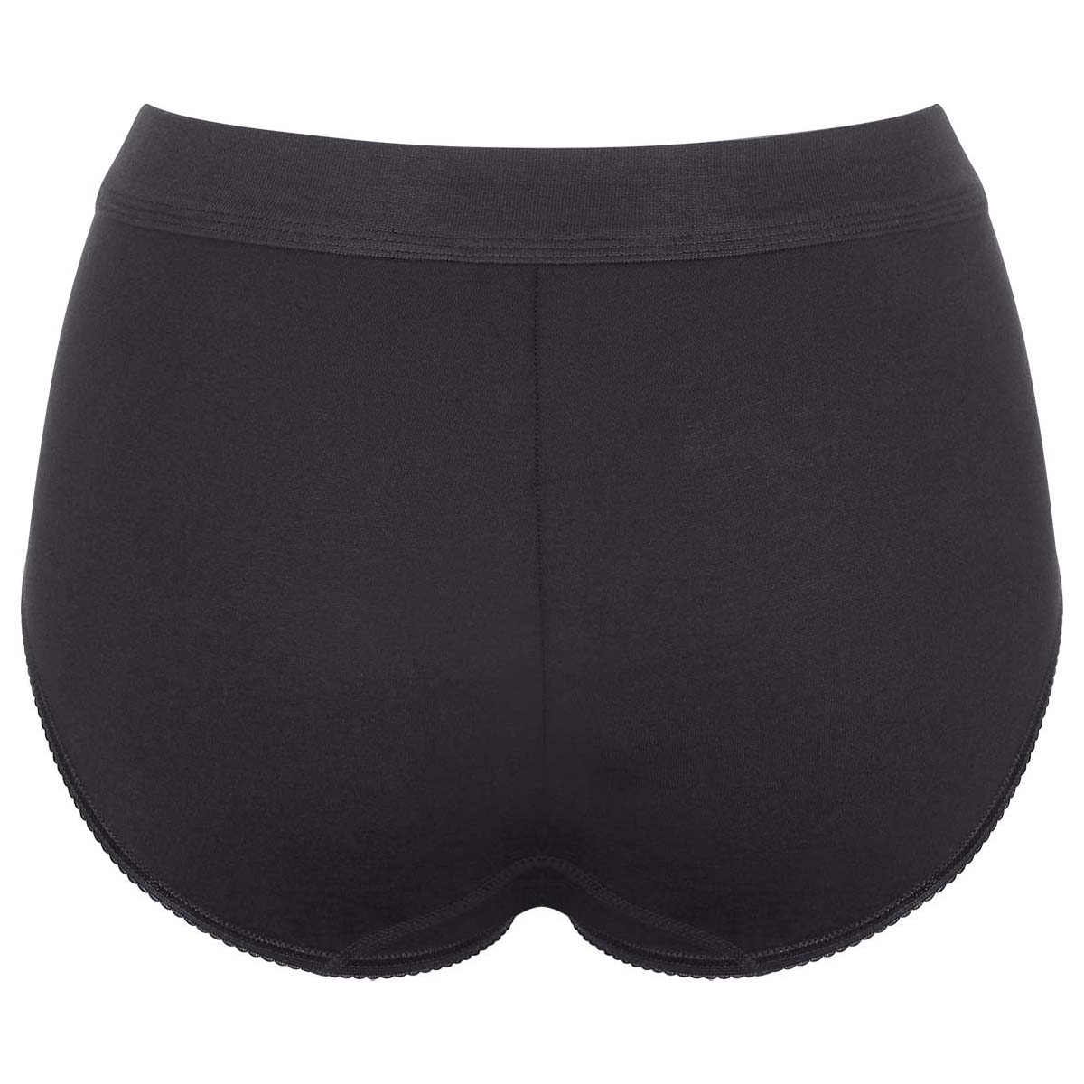 Sloggi Double Comfort maxi trusse, sort - 10222805 - 0004 - Black