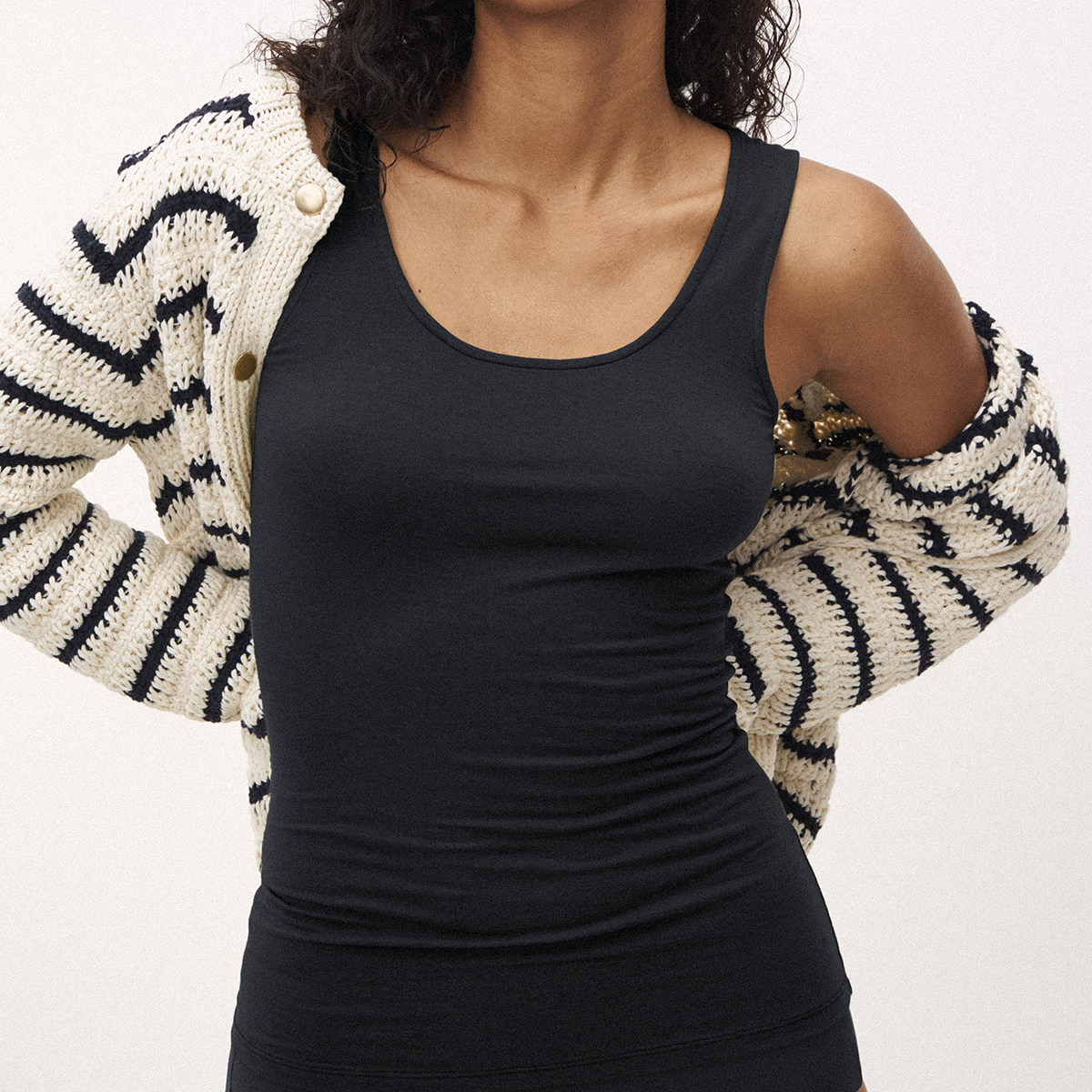 Triumph Beauty Layers top, sort - 10223181 - 0004 - Black