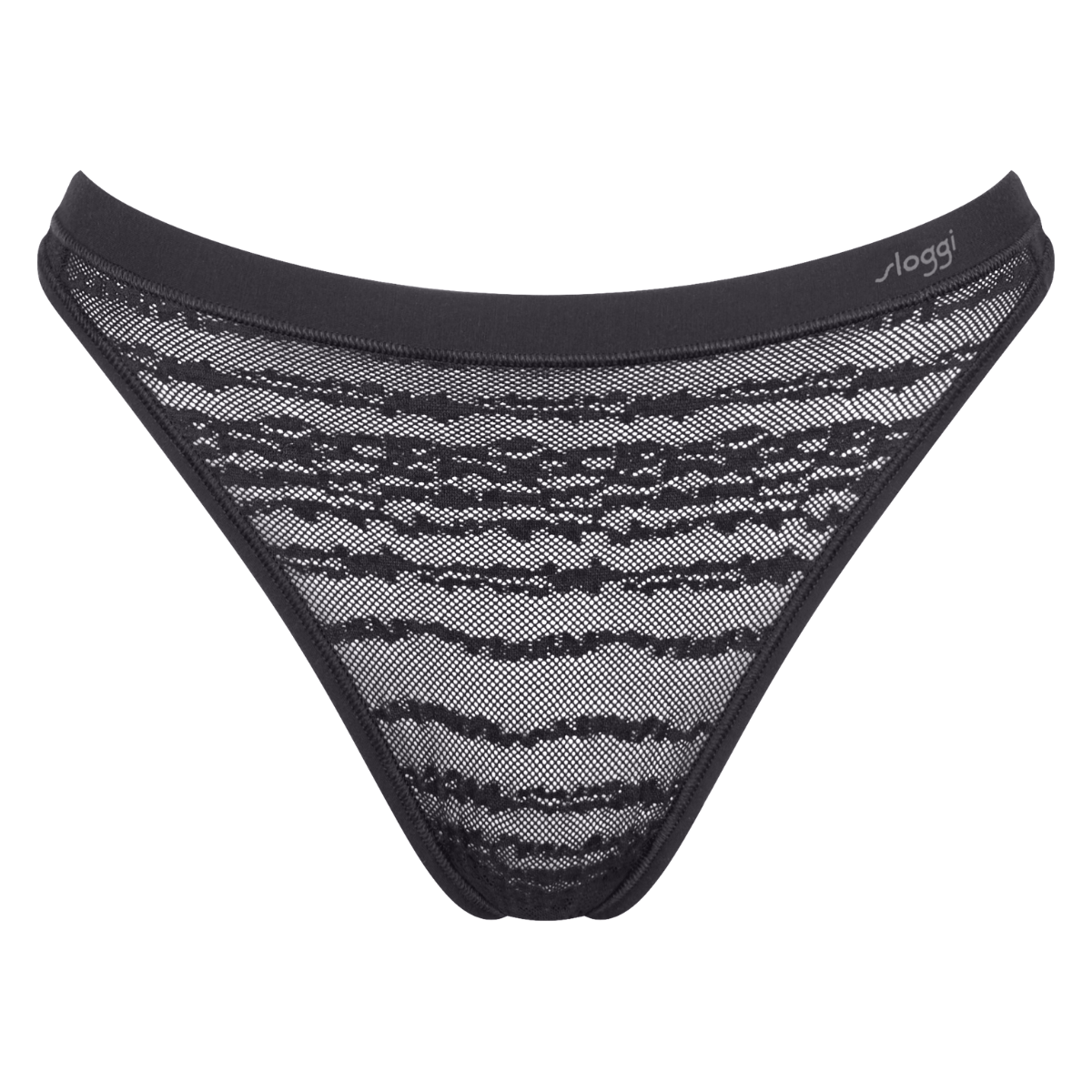 Sloggi Free Evolve Lace g-streng, sort - 10224699 - 0004 - Black