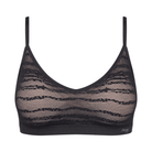 Sloggi Free Evolve Lace BH uden bøjle, sort - 10224701 - 0004 - Black