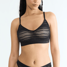 Sloggi Free Evolve Lace BH uden bøjle, sort - 10224701 - 0004 - Black