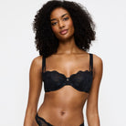 Triumph Palina Moonlight Kiss WH BH med bøjle, sort - 10224870 - 0004 - Black