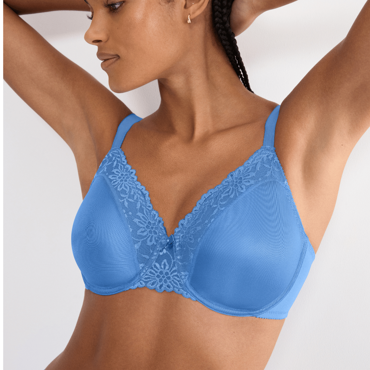 Triumph Ladyform Soft W01 minimizer BH, blå - 10224866 - 005J - Ciel