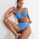 Triumph Ladyform Soft W01 minimizer BH, blå - 10224866 - 005J - Ciel