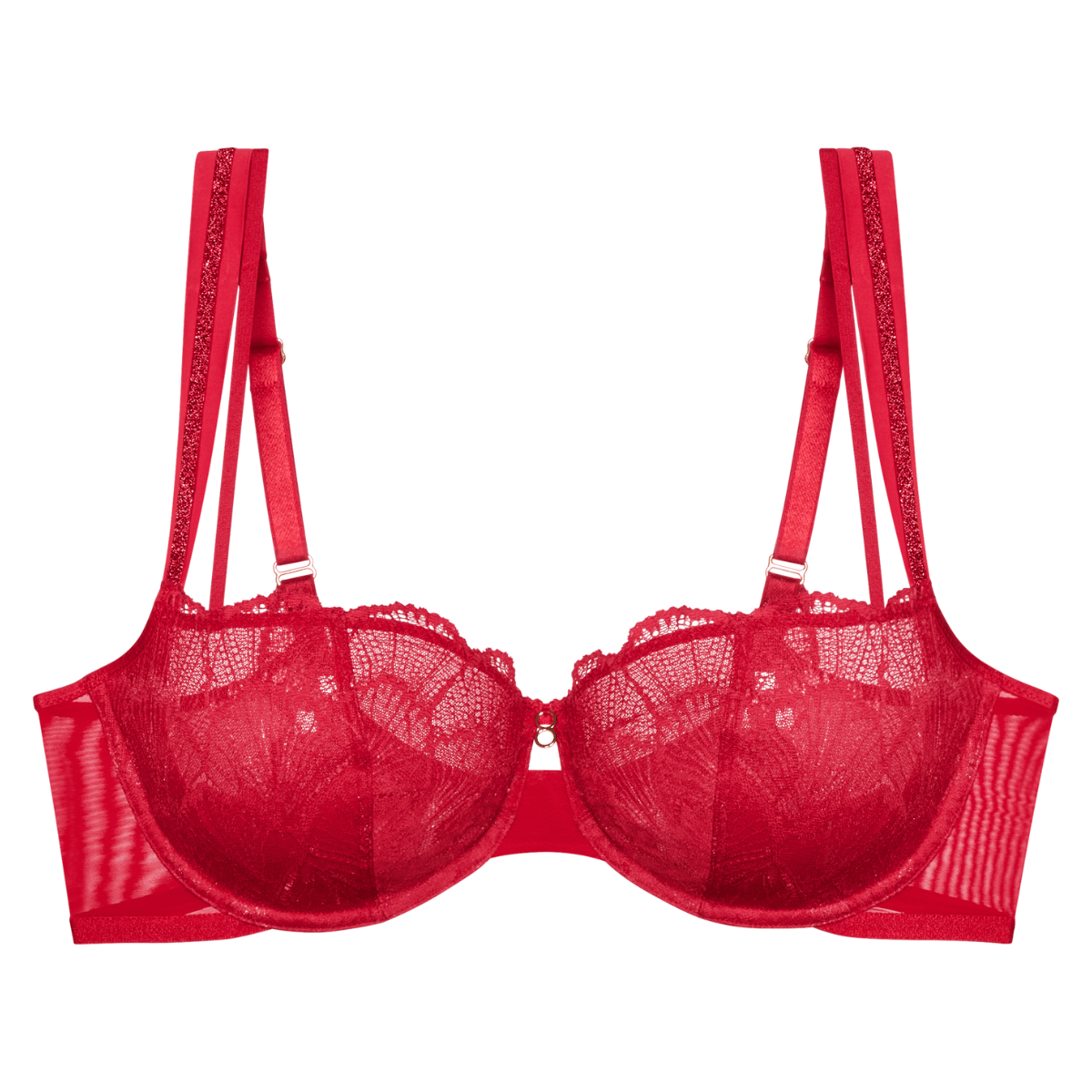 Triumph Palina Moonlight Kiss balconette BH, rød - 10224870 - 00FZ - Shanghai Red