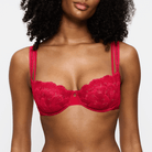 Triumph Palina Moonlight Kiss balconette BH, rød - 10224870 - 00FZ - Shanghai Red