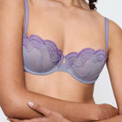 Triumph Comfort Glam balconette BH, grå - 10224928 - 3557 - Grey Shadow