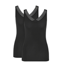 Triumph Feel Of Modal 2-Pack top, sort - 10224934 - 0004 - Black