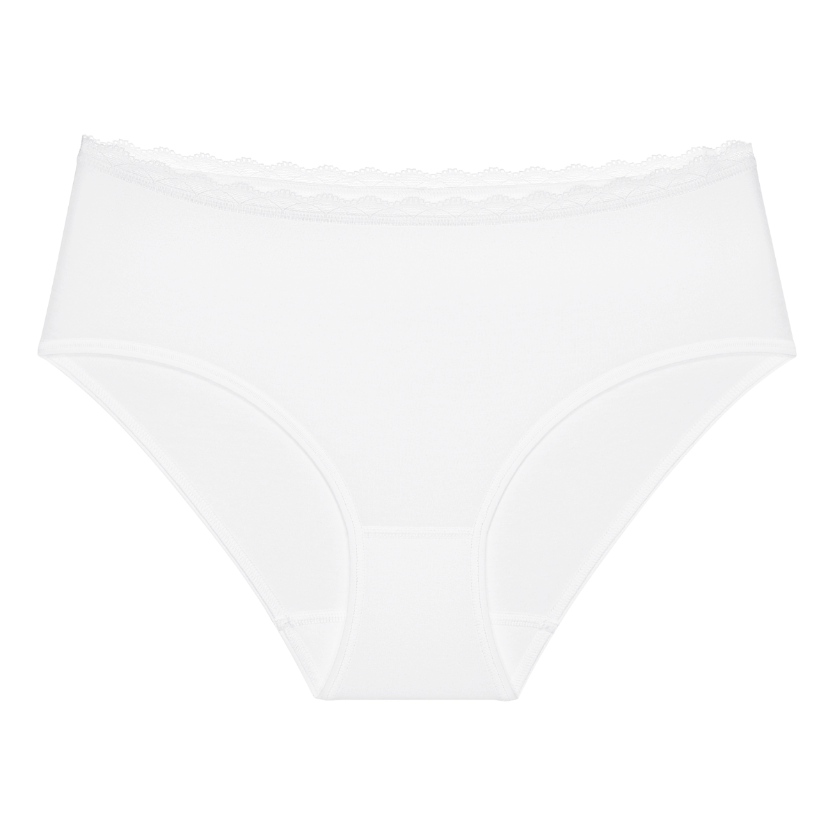 Triumph Feel Of Cotton midi trusse, hvid - 10224959 - 0003 - White