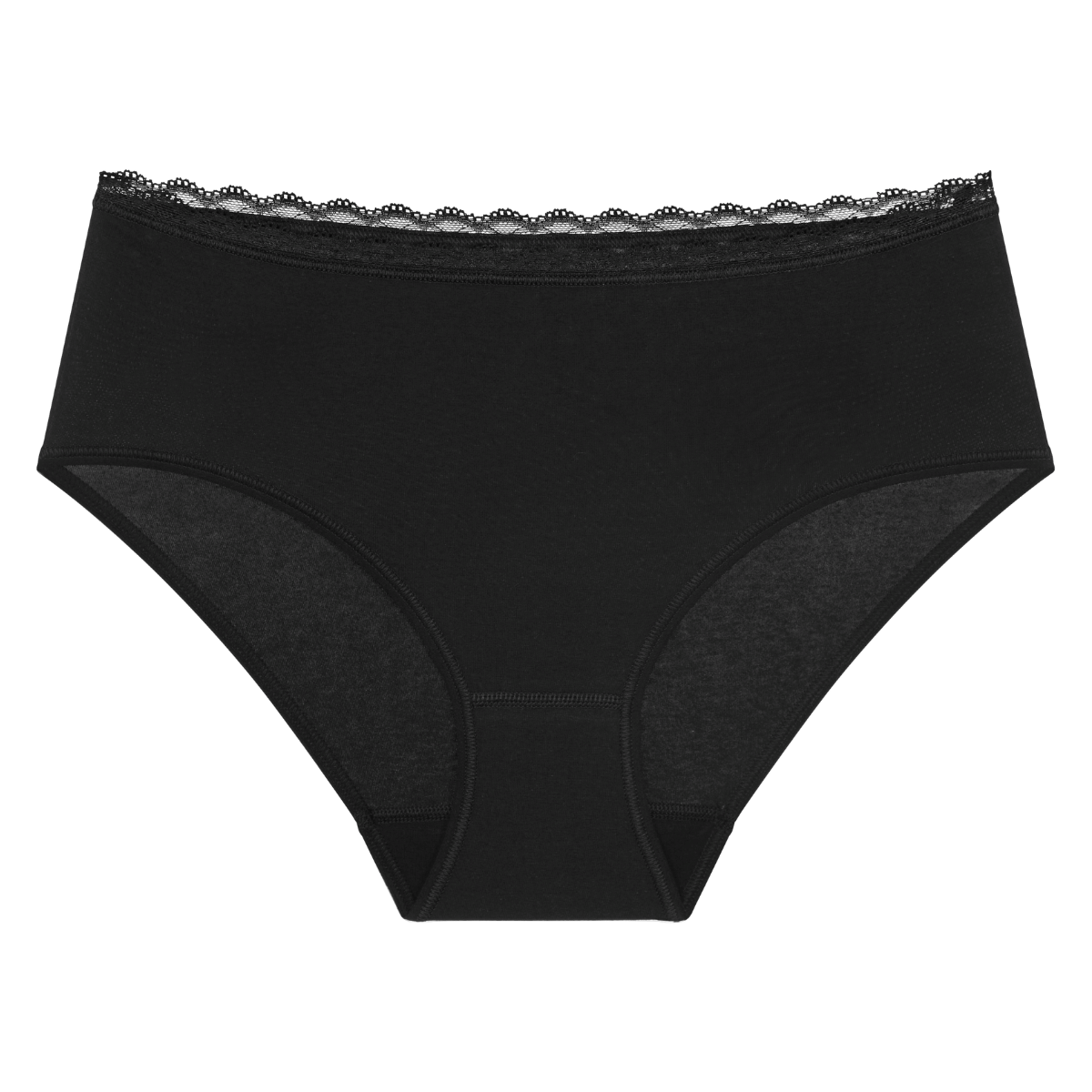 Triumph Feel Of Cotton midi trusse, sort - 10224959 - 0004 - Black