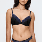 Triumph Comfort Glam push-up BH, sort - 10224965 - 0004 - Black