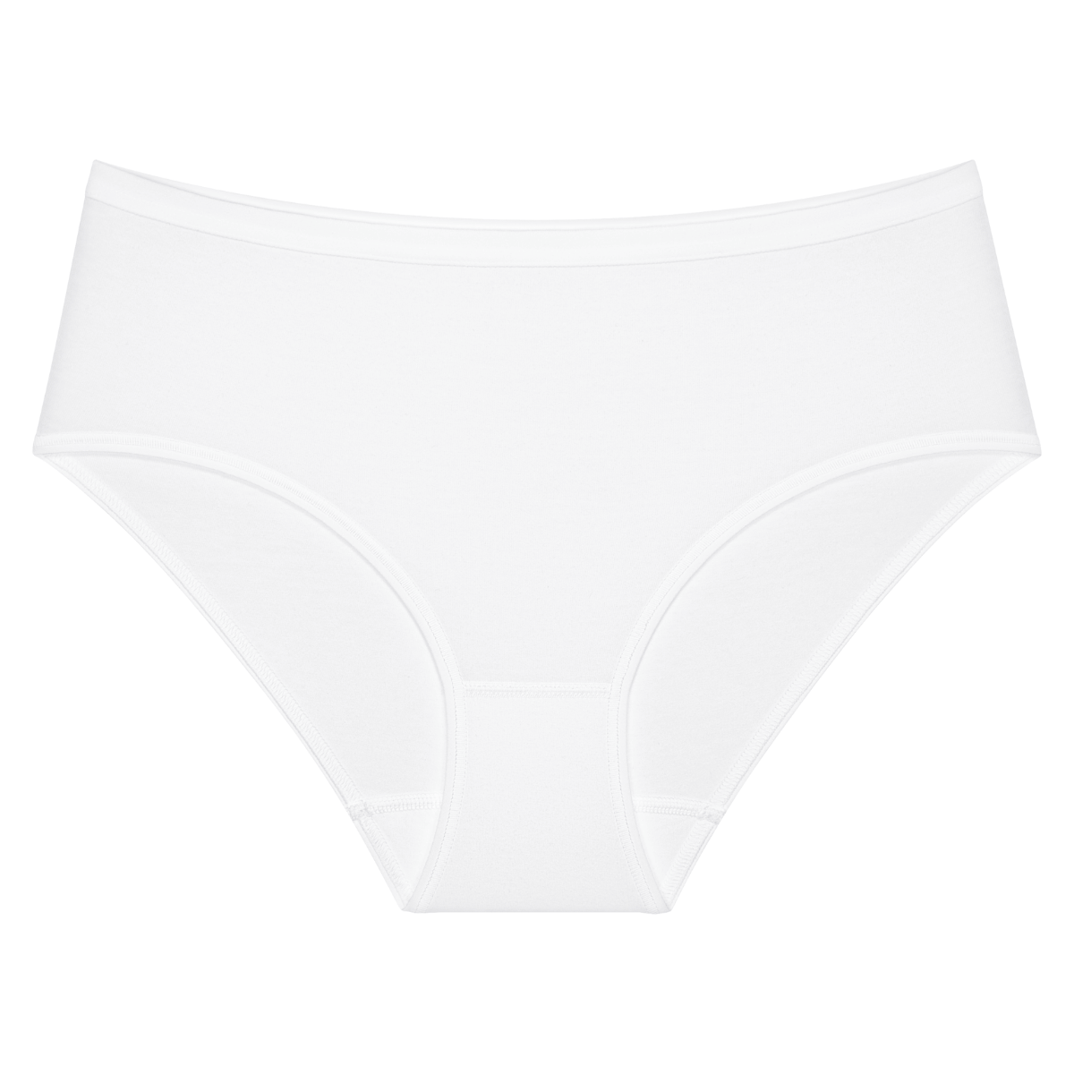 Triumph Sense Of Cotton midi trusse, hvid - 10224970 - 0003 - White