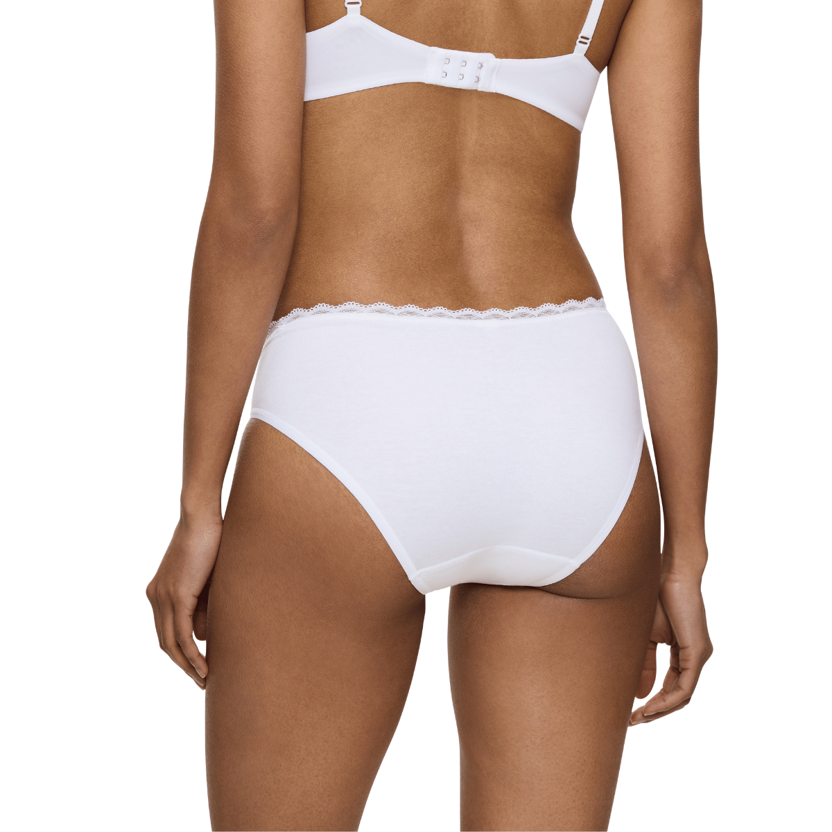 Triumph Feel Of Cotton tai trusse, hvid - 10224973 - 0003 - White