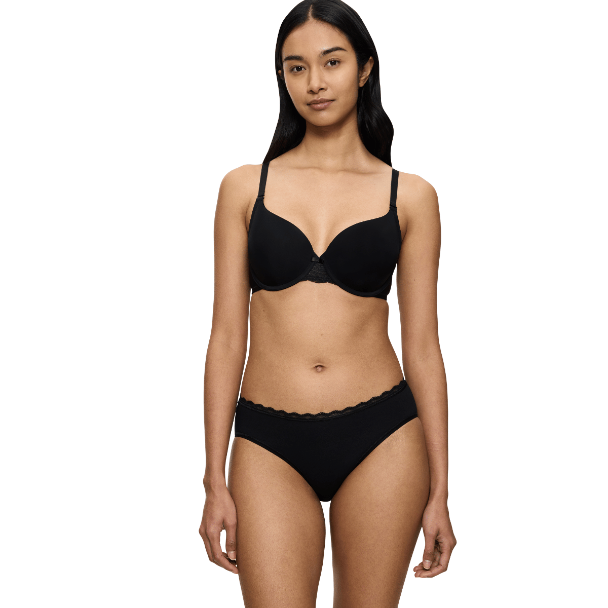 Triumph Feel Of Cotton tai trusse, sort - 10224973 - 0004 - Black