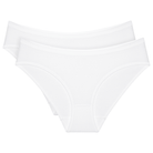 Triumph Sense Of Cotton 2-Pack tai trusse, hvid - 10225030 - 0003 - White
