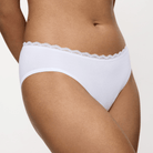 Triumph Feel Of Cotton 2-Pack tai trusse, hvid - 10225045 - 0003 - White