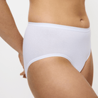 Triumph Sense Of Cotton 2-Pack midi trusse, hvid - 10225046 - 0003 - White