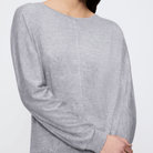 Triumph Cozy Comfort bluse, grå - 10225063 - M033 - Medium Grey Melange
