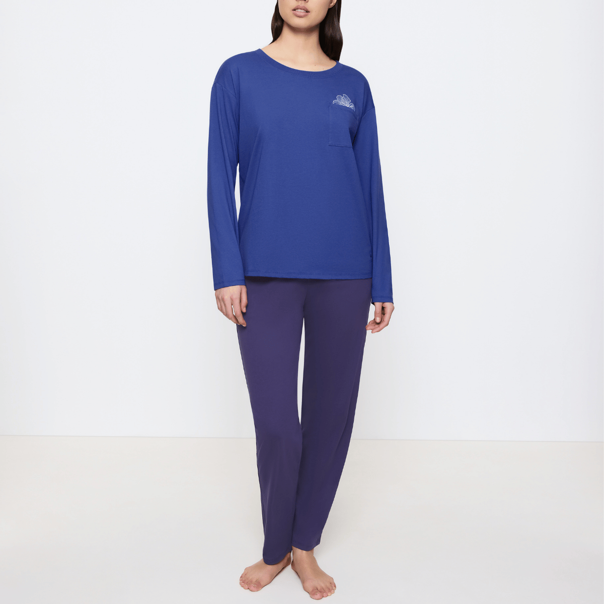 Triumph pyjamas, blå - 10225065 - M008 - Blue